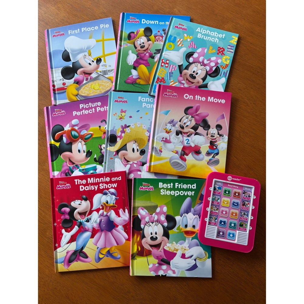 Disney Junior Minnie Mouse Me Reader Electronic Reader and 8-Book Library Set